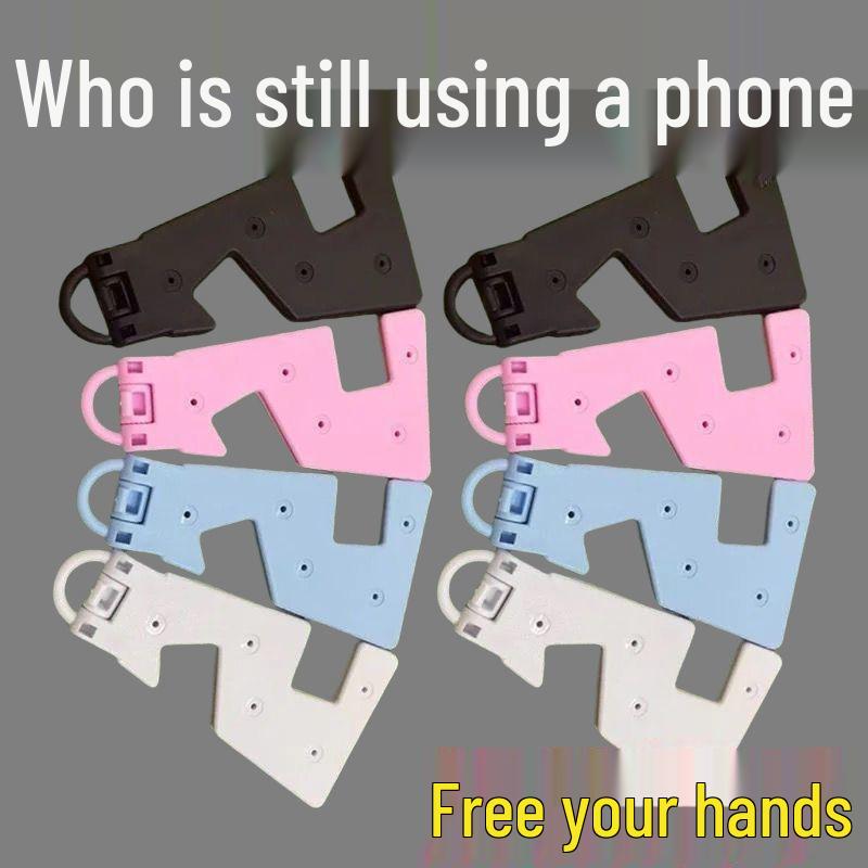 V-Shaped Portable Leather Phone & Tablet Stand - Compact & Foldable with Free Shipping.