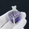 Amethyst Tree of Life Pendant 925 Sterling Silver Wire Wrapped Pendant Amethyst Pendant Gemstone Silver Handmade Pendant Necklace For Gift