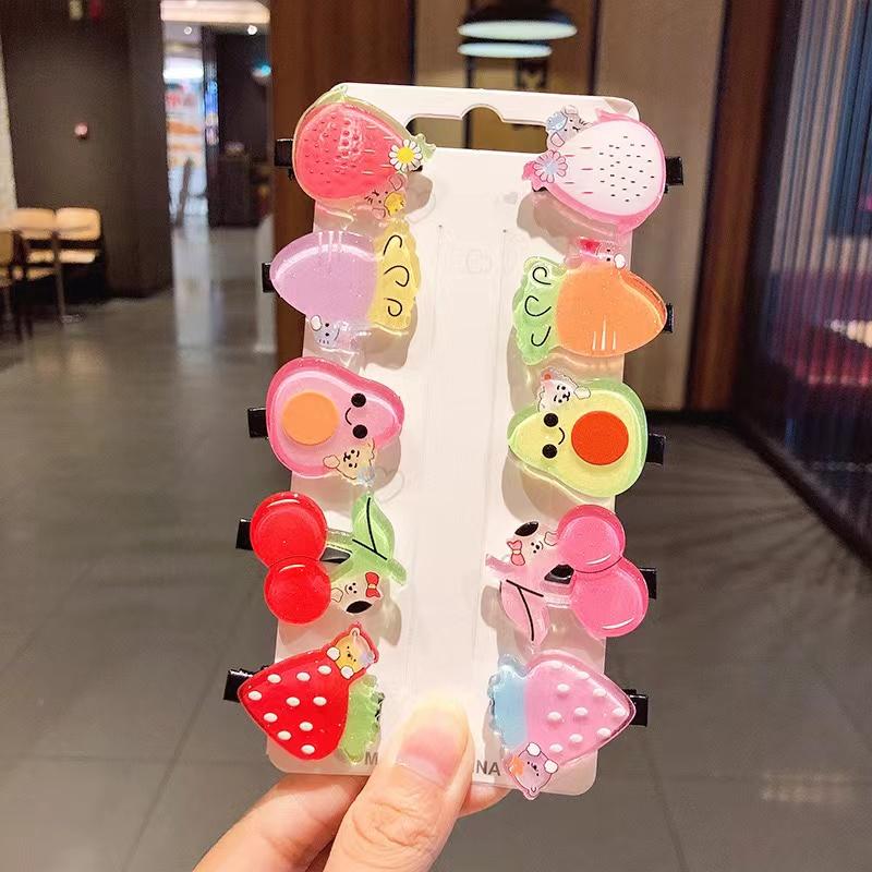 New Children's Hair Accessories with Small Clips, Girl Hair Clips, Korean Version Cute Little Girl Bangs Hair Clips