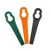 200/100/50/10 Pcs/Pack Cutter Blade Grass Trimmer Knife Garden Tool Parts Plastic Cutter Blades for Grass Trimmer Brushcutter Replacement Part