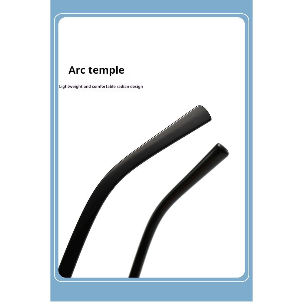 2025 Glasses Frame Nerd Oval Fashion Flat Mirror  Version Versatile Plain Faced Women's