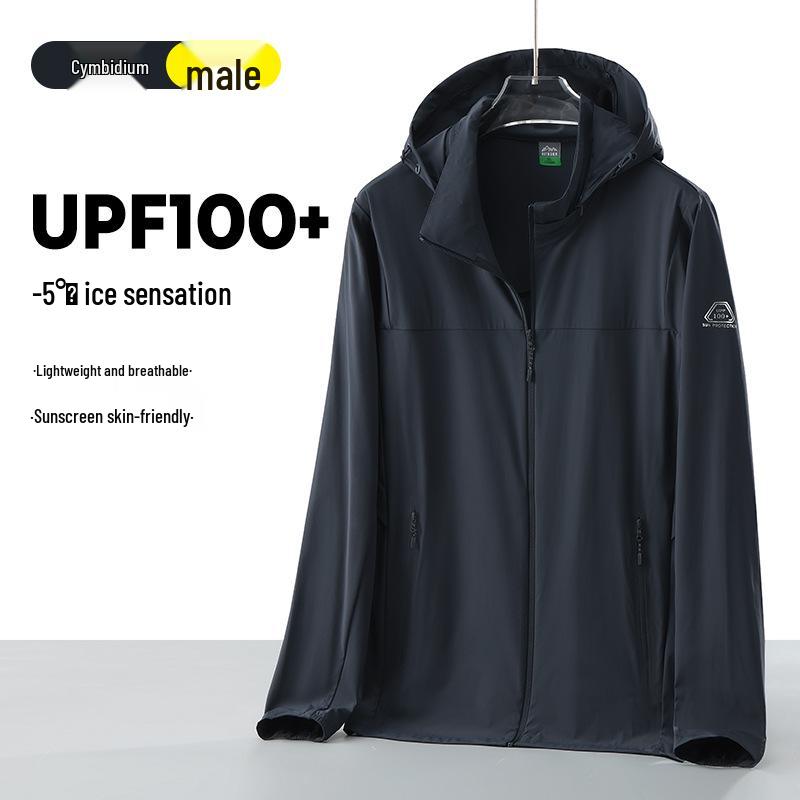 Cămașă din Mătase de Gheață UPF 100+ de Protecție Solară pentru Bărbați și Femei - Echipament Ușor, Respirabil, Anti-UV pentru Vară, Activități în Aer Liber și Pescuit