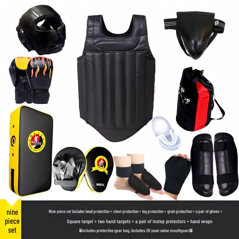 Zhan Yu Sanda & Boxing Training Protective Gear Set