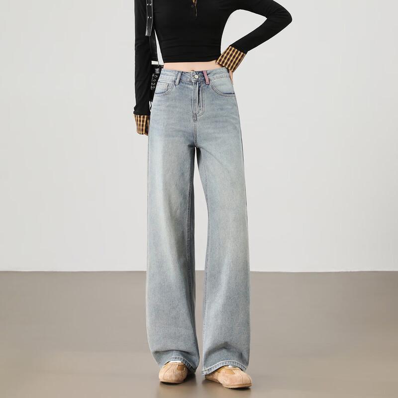 

TonLion Women s 2025 Winter Embroidered Pocket Jeans 29