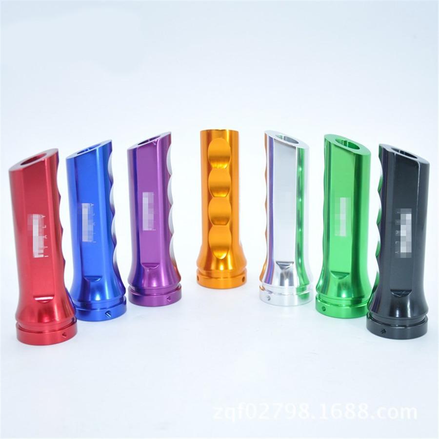 Car Auto Aluminum Hand Brake Sleeve Handbrake Handle Hand Protector Cover Purple