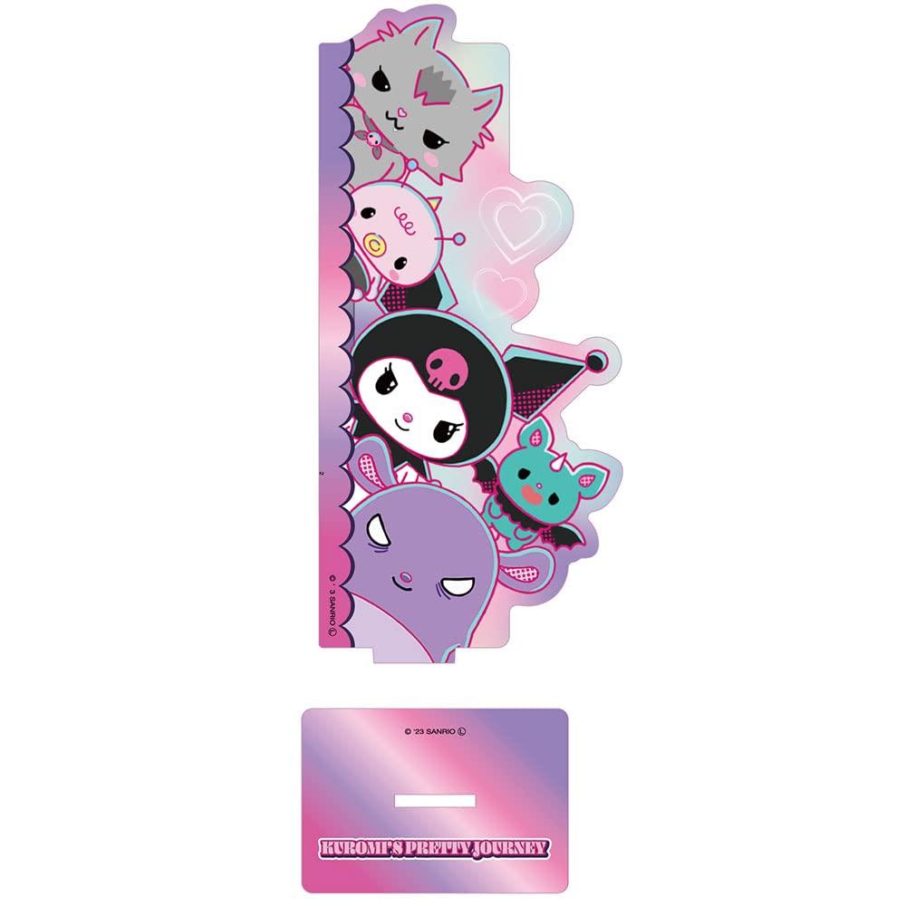 Factory PRETTY JOURNEY Acrylic Memo Kuromi and X X T's KUROMI'S Board, Friends, H16.1 W7.4 D0.3cm, SR-5541662NA