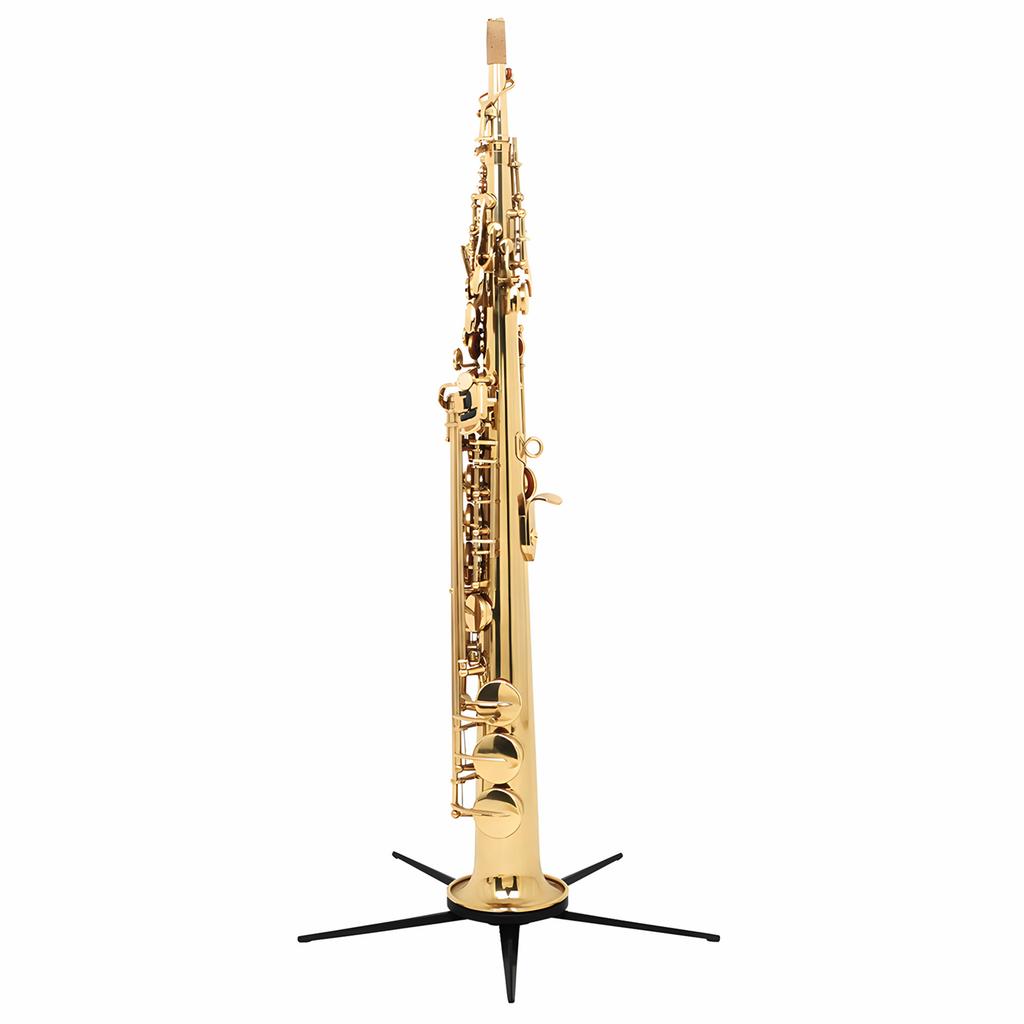 Portable Soprano Saxophone Tripod Stand Folding Support 5-Leg Stand Simple Sax Rest Rack Stable Base Light weight