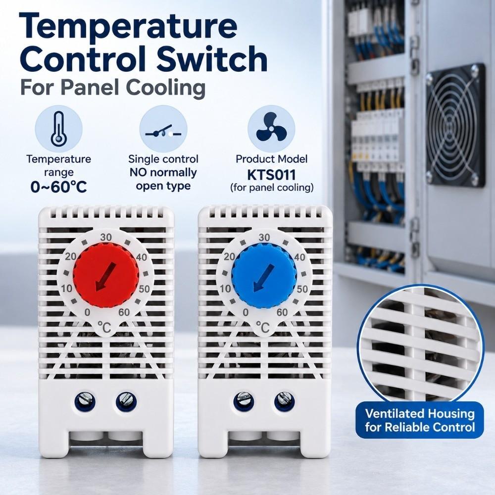 0-60℃ Adjustable Mechanical Thermostat AC220V Voltage Temperature Control Switch