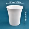 2-10Pcs Round Thickened Flowerpot Deepened Succulent Flower Nursery Pot White/Black Plant Vientiane Basin Home Garden Decoration
