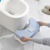 Ergonomic Toilet Step Stool for Home Office Anti Leg Crossing Footrest Creative Bathroom Stool for Better Posture