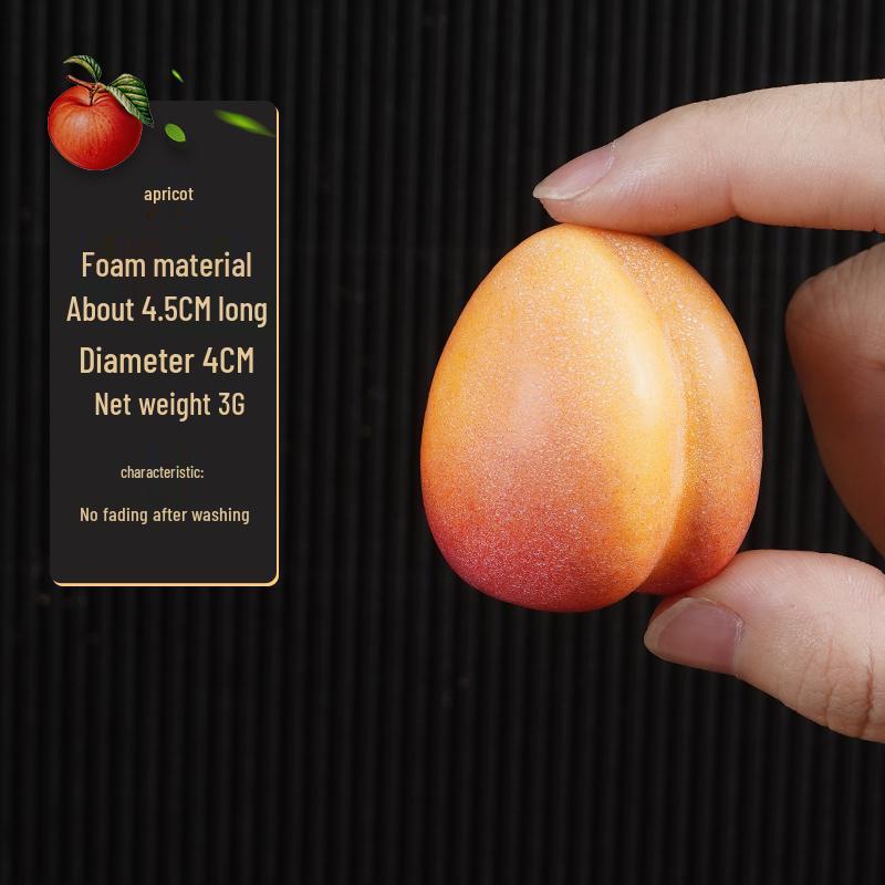 Plastic Apple Fruit and Vegetable Teaching Aid Prop Figurine for Early Education Display