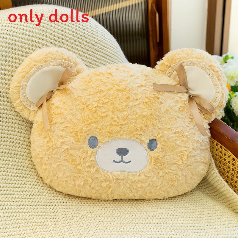 

Plush Rilakkuma Pillow With Soft Short Plush Material For Girls And Boys Bedside Decor жовтий