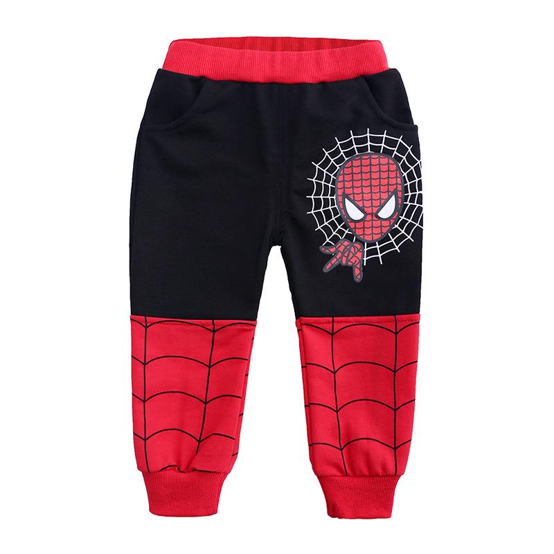 Spider Boys' Spring Cotton Hoodie Three-Piece Set