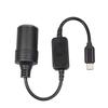 3710-03 30cm Type-C 5V To 12V Car Cigarette Lighter Socket Boost Power Adapter Cable
