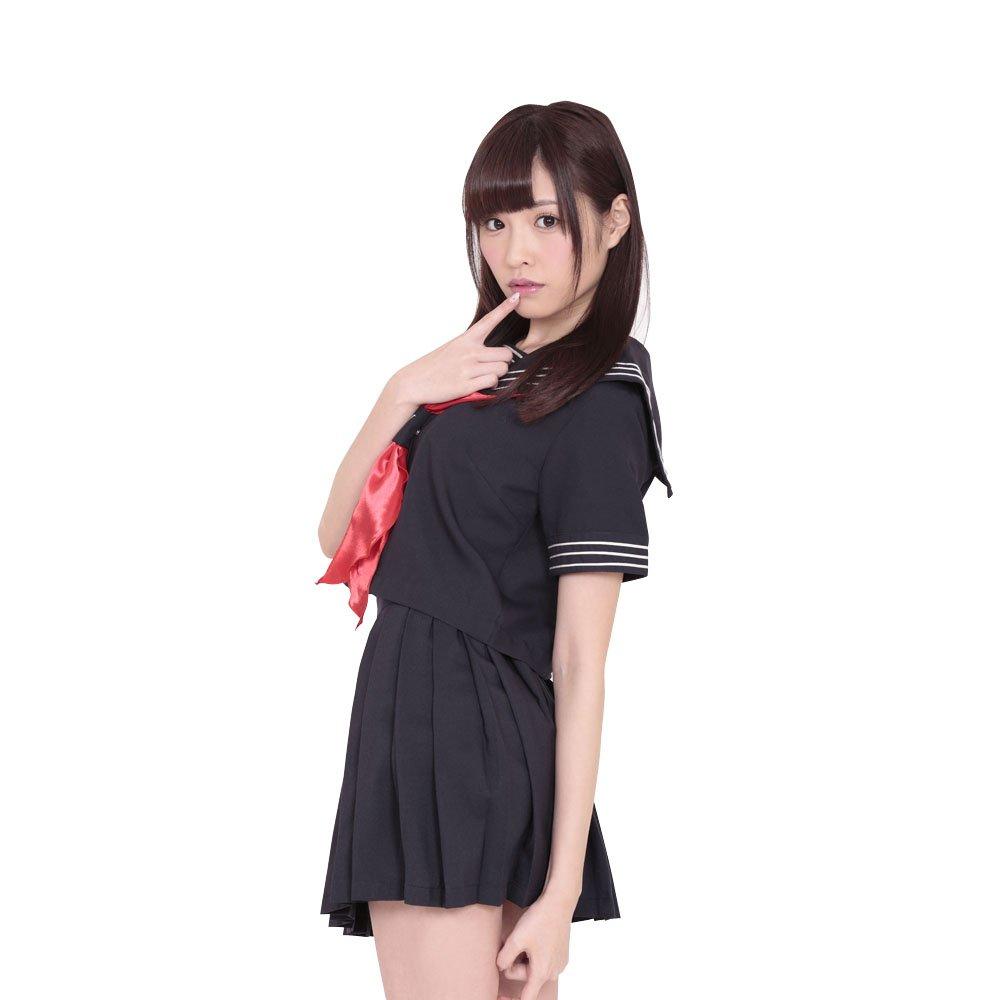 Be With Blue Sky Sailor Navy Size Cosplay Costume Uniform, Blue, M, Women's