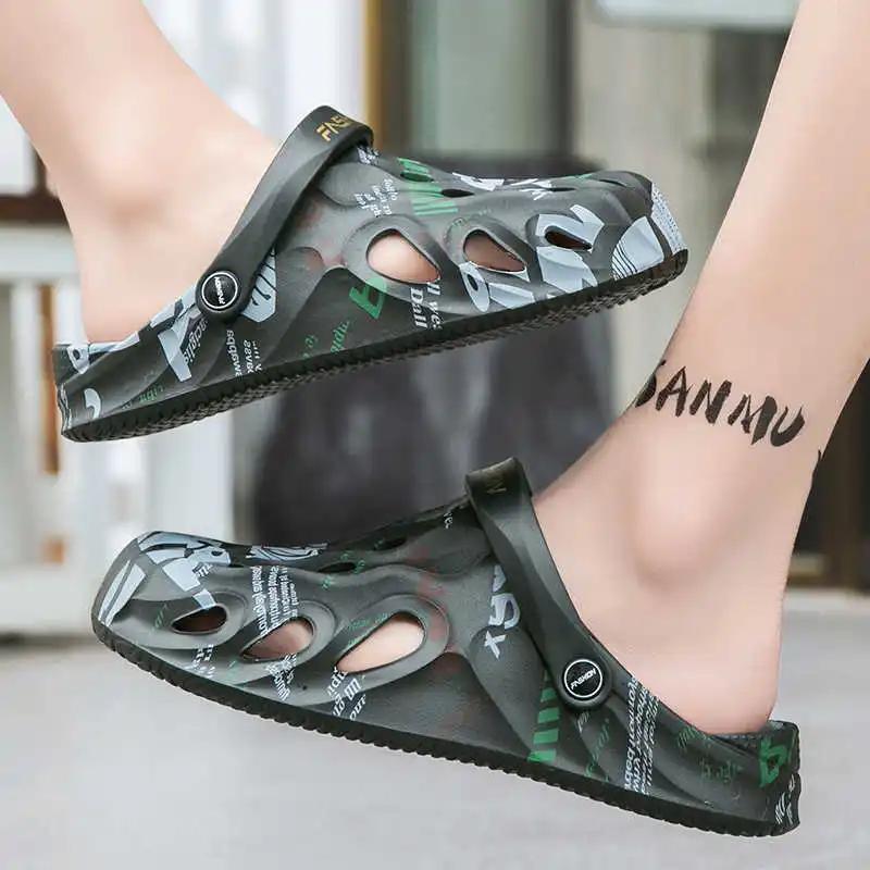 Beach Lying Bath Summer Shoes Men's Sandals Outdoor Footwear Men's Summer Slipper Sneakers Sport Athletics Outing Style