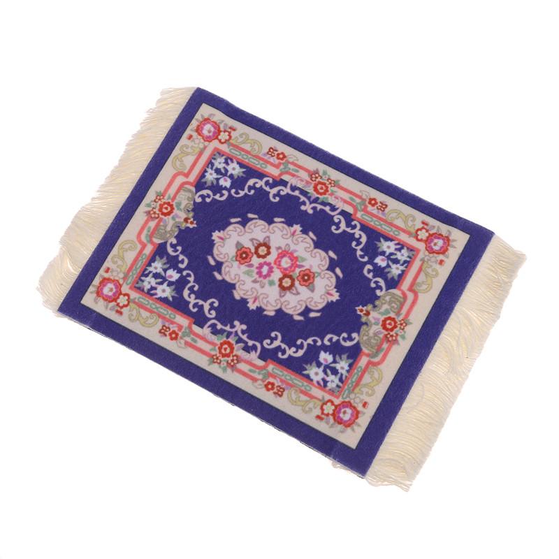 Persian Mini Woven Rug Mat Mousepad Retro Style Carpet Pattern Cup Coasters