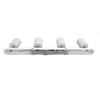 GU10 Lamp Holder 4 Head Rotating Ceiling Mounted   Base for Canteen Shopping Mall Showcase