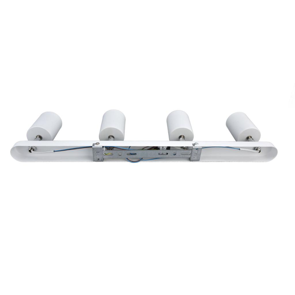 GU10 Lamp Holder 4 Head Rotating Ceiling Mounted Base for Canteen Shopping Mall Showcase
