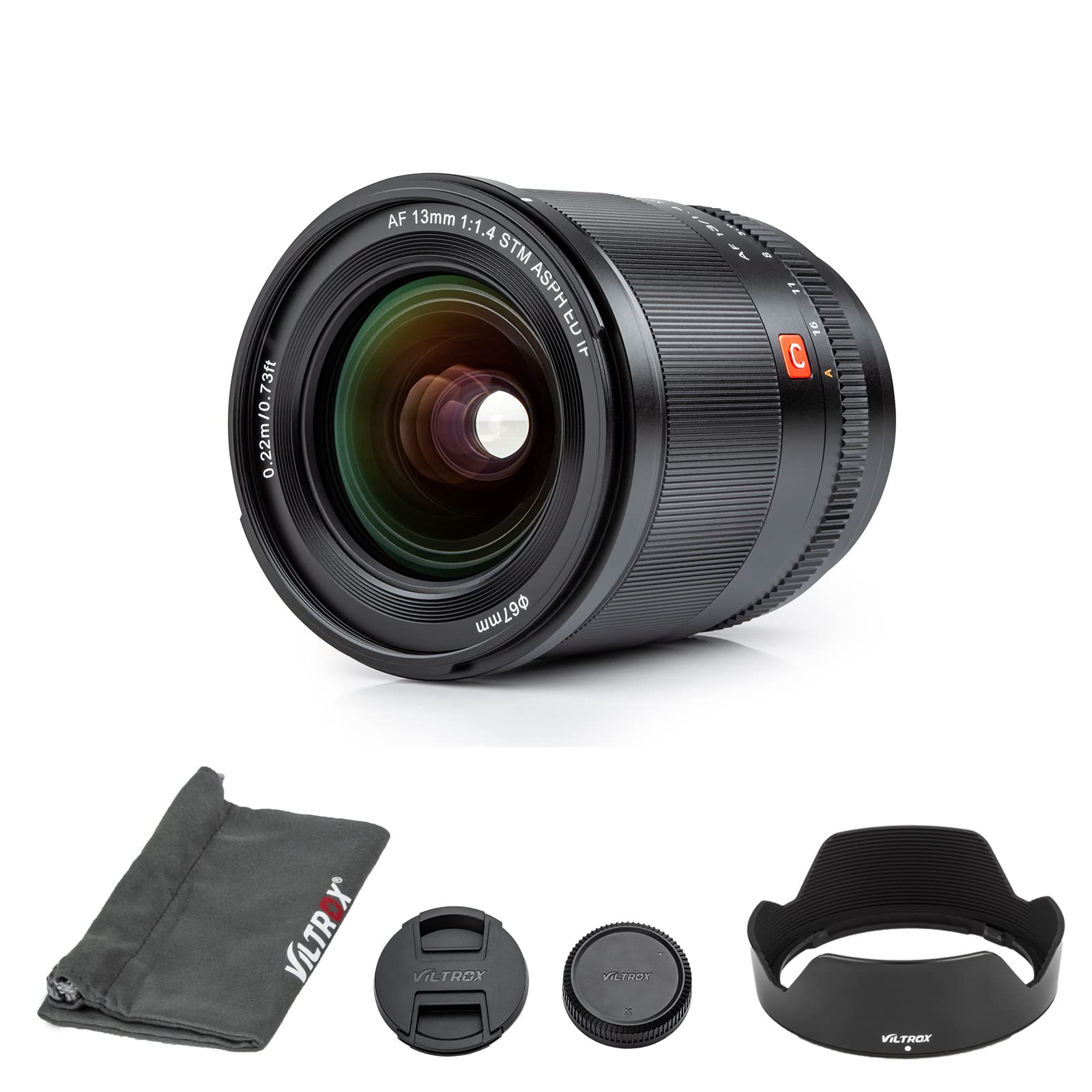 

VILTROX AF 13mm XF Wide Angle Single Focus Lens Single Focus Lens Ultra Wide Angle Large Aperture Fujifilm Fujifilm X Mount Interchangeable Lens Soft