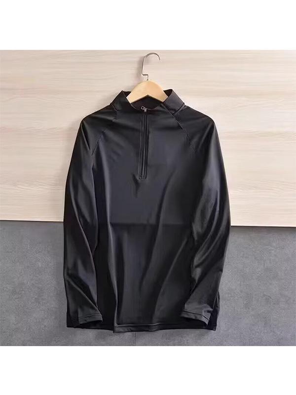 Men's Autumn Quick-Dry Half-Zip Training Jacket