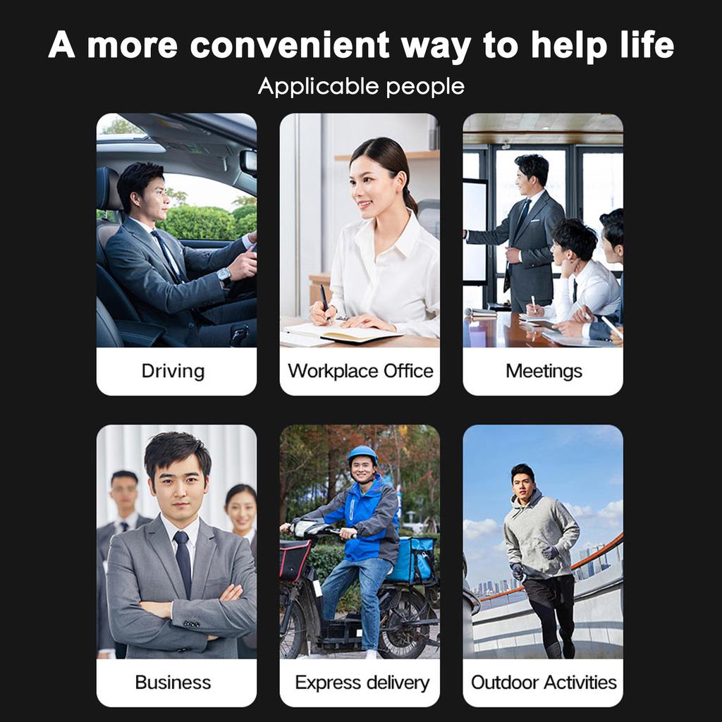 Digital Fast Charging Retractable Cable Business Lavalier Gaming Wireless BT Headset