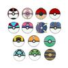 Poke Ball Enamel Pin Master Ball Luxury Ball Metal Brooches Anime Pocket Monster Alloy Badge Jewelry For Cosplay Decor