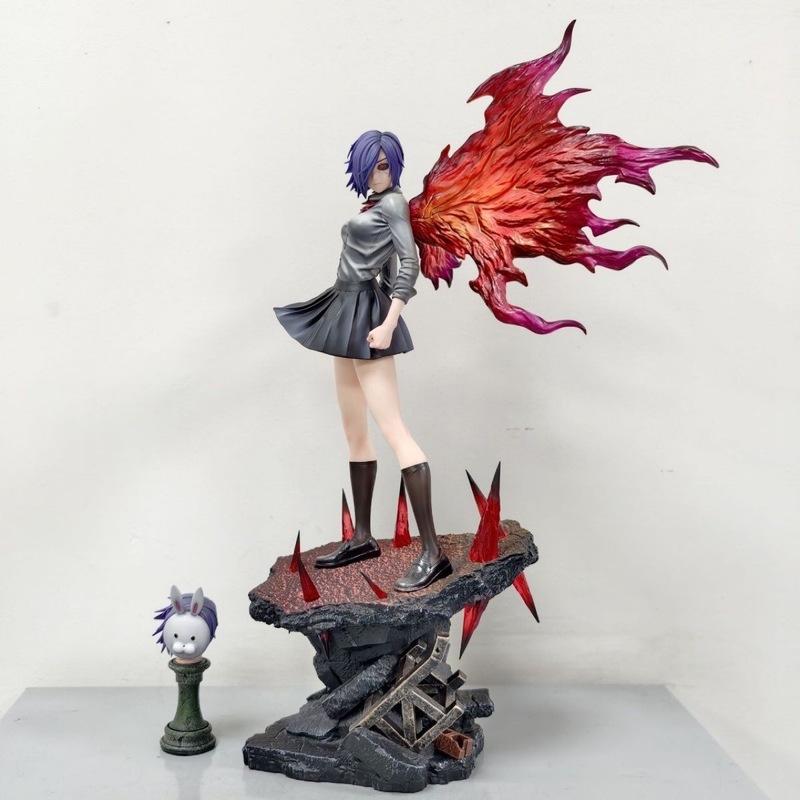 Anime Dc Tokyo Ghoul Ghost Island Double Headed Touka Kirishima Collectible Figures Model Action Desktop Ornament Playthings Gifts