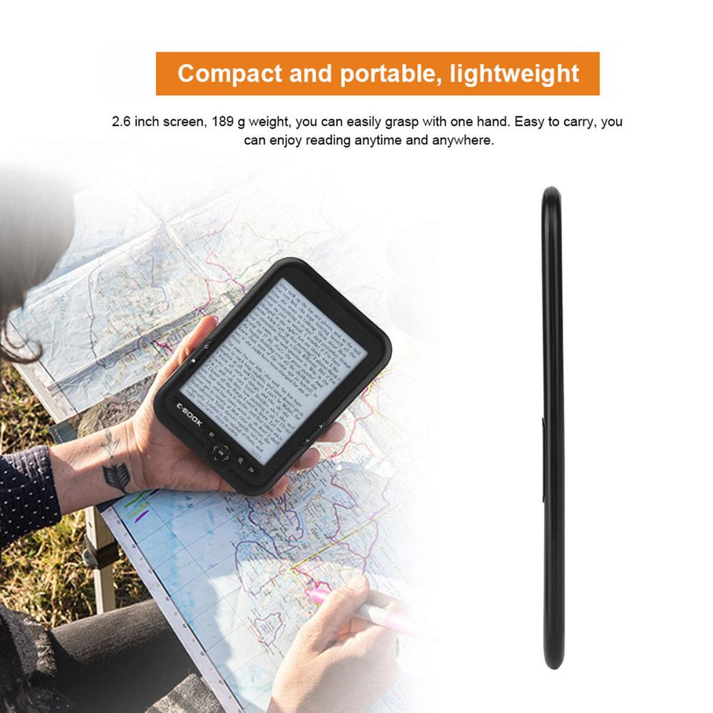 6 Inch E Reader E BOOK Reader E Ink EBOOK Reader EInk 6 Inch Ereader 600 X 800 Resolution Display 300DPI Blue Cover 16GB 8GB 4GB