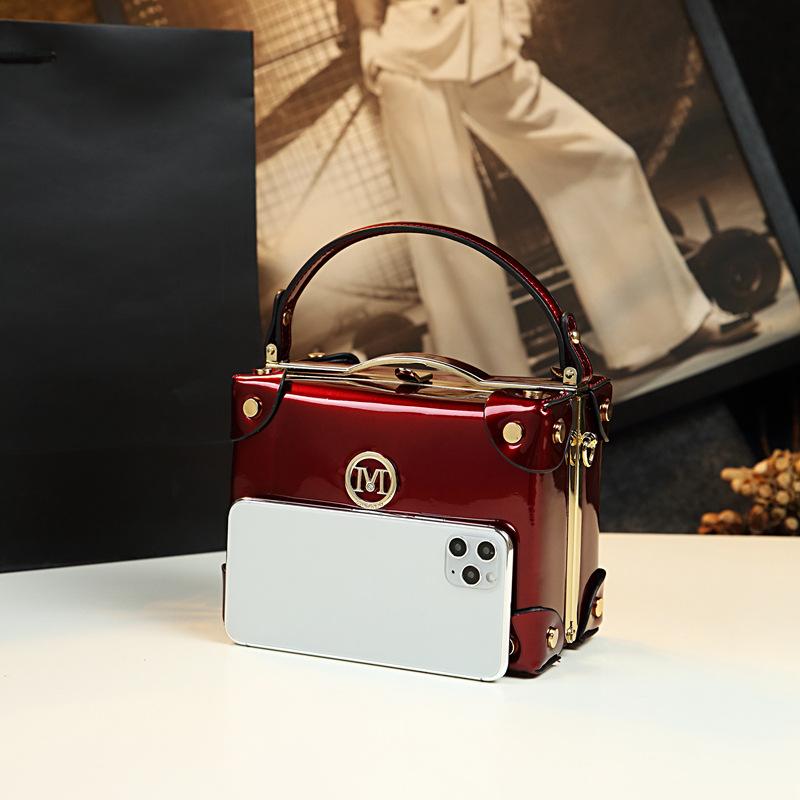 Mini small bag new fashion high-end niche design women's leather box crossbody bag