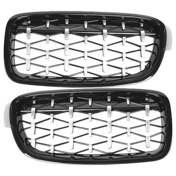 Pair of 51137263479/51137263480 Grilles for 2012-2018 BMW 3 Series F30/F31.