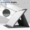For Remarkable 2 Case Rotating Stand PC+PU Leather E-Reader Cover with Pen Holder