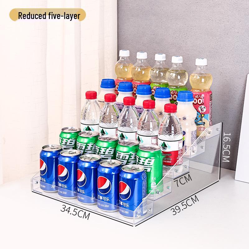 Dryckeshylla Multifunktionell Displayhylla för Mjölkte och Drycker - Liten, Flerlagers Förvaringshyllor för Närbutiker