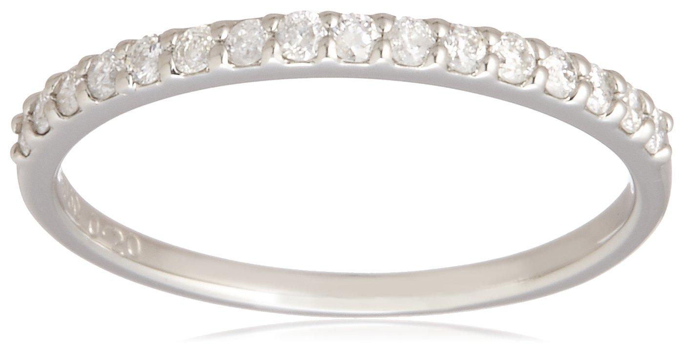 

Haute platine Platinum 950 Half Eternity Ring with Diamonds Japanese size pureté 0.2ct (ra-smtt-di, 16)