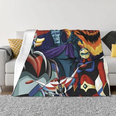 Mazinger Z Anime Goldorak Actarus Fleecová deka UFO Robot Grendizer Deka na postel Kancelář Lehká Tenká Přehoz