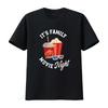 Es ist Familien-Filmabend Kino Popcorn Filmfan T-Shirt vintage Gewaschen Leicht gedehnt Lässig Vielseitig Unisex Bequem