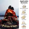 Customiz Name Personality One Piece  Blanket Soft &Warm Sofa Office Bed Travel Lunch Break Blanket, Gift Suitable All Seasons