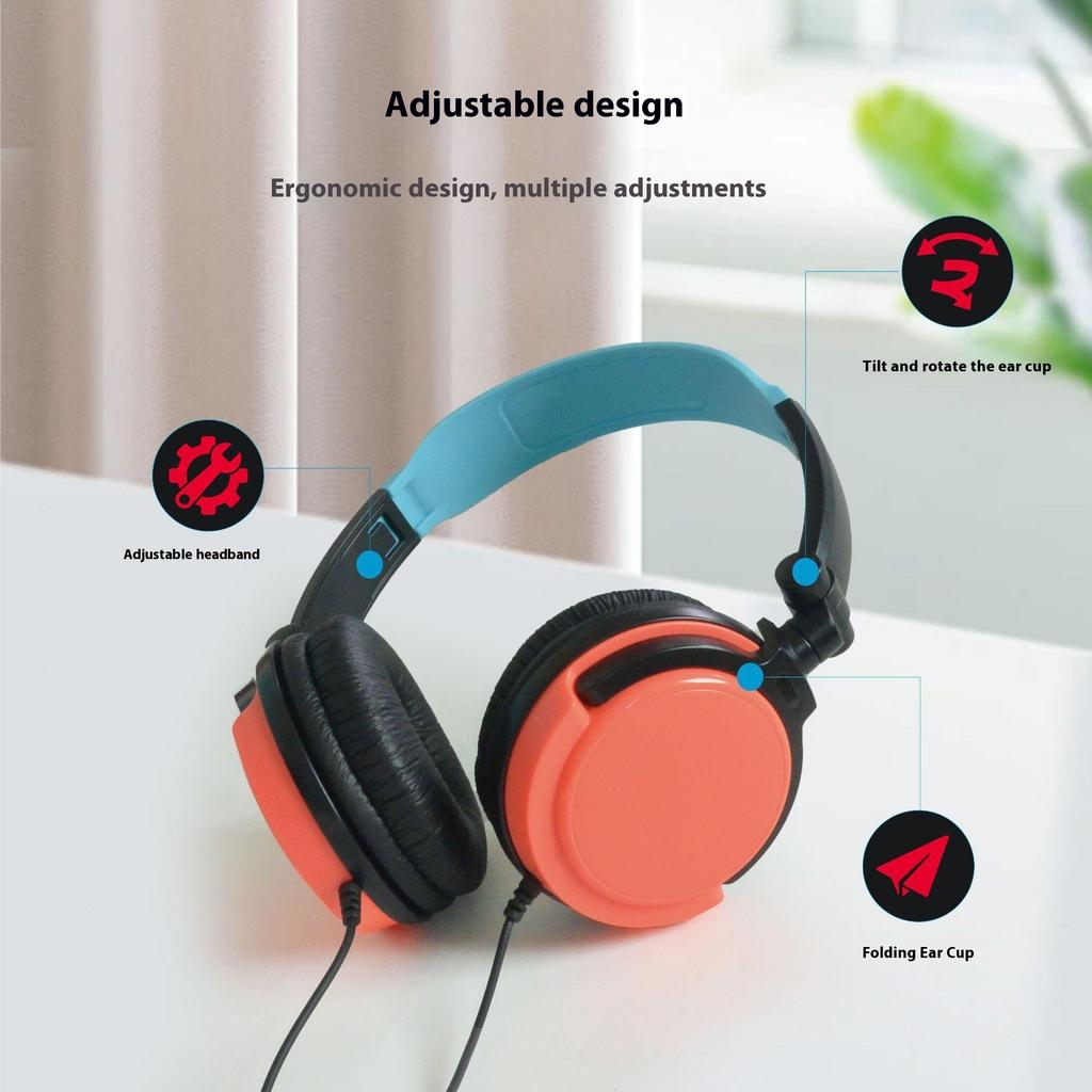 PGTECH GP-379 For PS5/Nintendo Switch OLED/XBOX/PC Gaming Headset Wired Headphone with Microphone