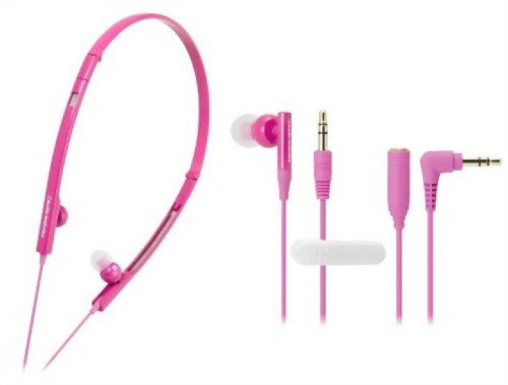 

Audio Technica Inner Ear Headphones Pink ATH-CKP330 PK