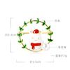 Female Fashion Pearl Cute Rabbit Flower Brooches For Women Luxury Yellow Gold Color Alloy Enamel Animal Brooch Safety Pins