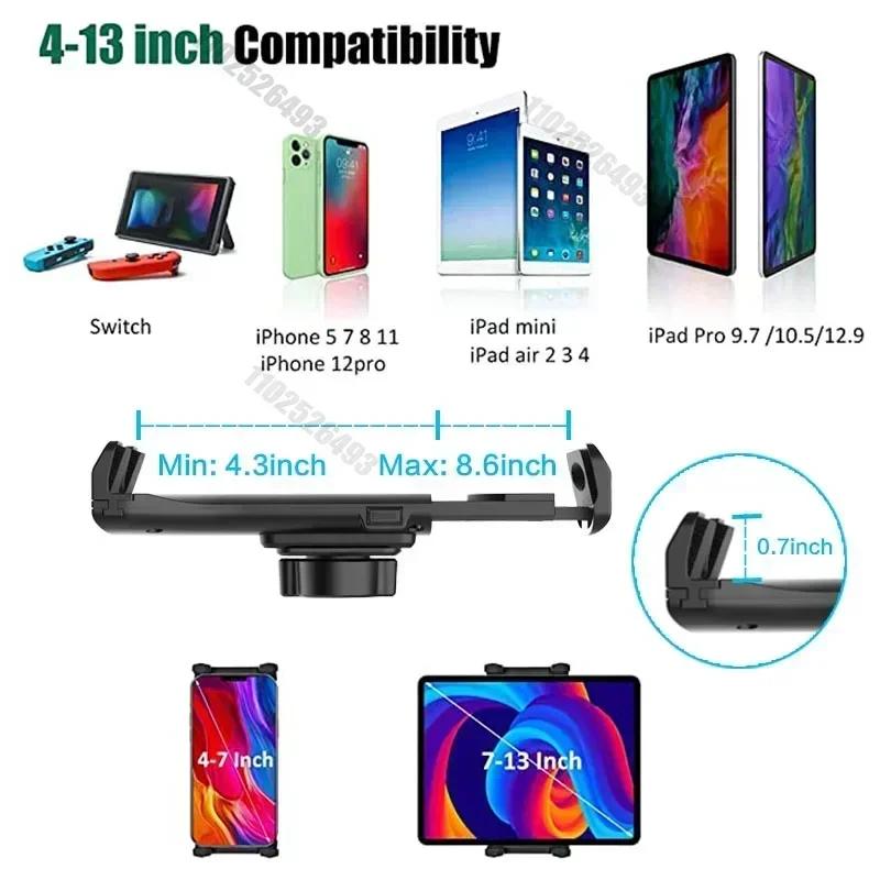 Univerzální držák na tablet, držák na pohár, nastavitelný 360° držák na smartphone, držák do auta, naklápěcí tyč o 270°, trojúhelníková základna, držák na tablet Ram Mount