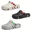 Men Casual Hole Shoes Summer Non Slip Beach Slippers Lightweight Breathable Sandals