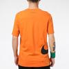 Nike Sportswear Swoosh Club Print Alphabet Crew Neck Short Sleeve T-Shirt Men Tops Orange DJ5374-801