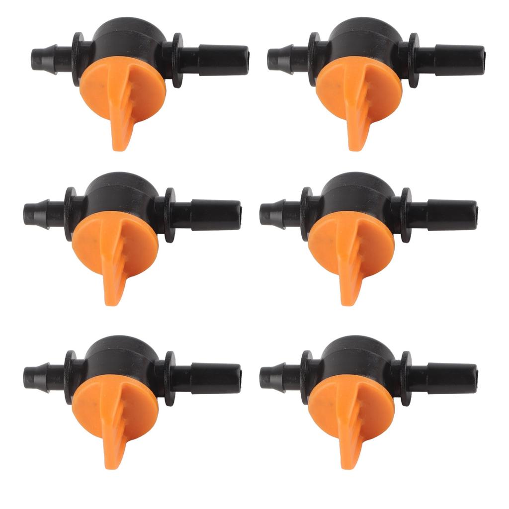 50 stücke Tropf Bewässerung Ventil 4/7mm Äußere Durchmesser 6mm/0,2 in Tropf Bewässerung Schalt Ventil für