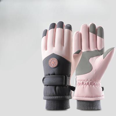 Winter Skiing Gloves for Men and Women Water Resistant  Windproof Warm  Thickened  Anti Slip Touch Screen  Cycling and Driving Gloves