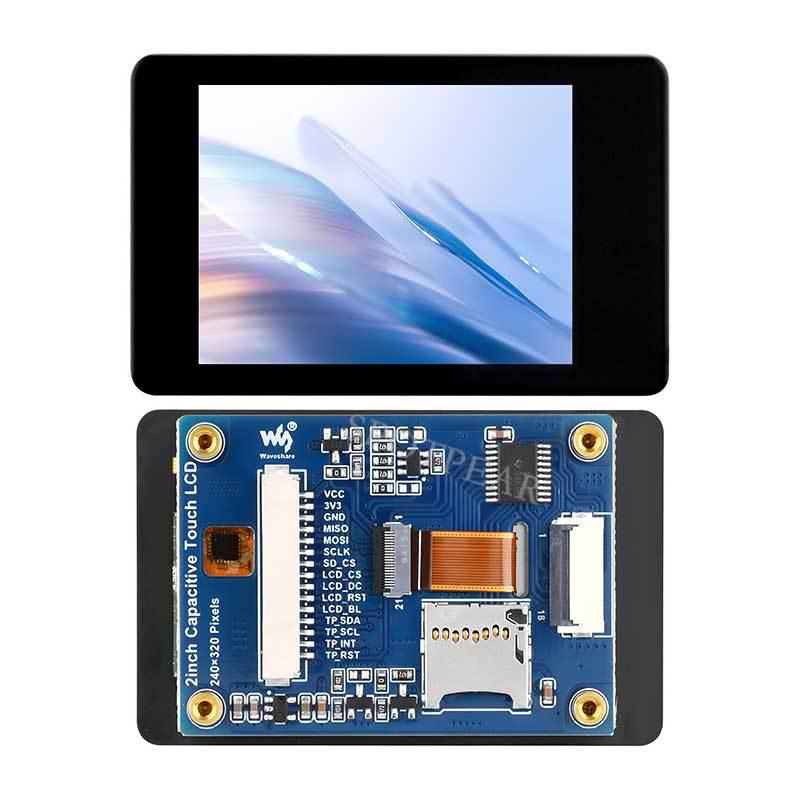 2'' ESP32 LCD Touch Display ST7789 for Arduino/Raspberry Pi/Pico