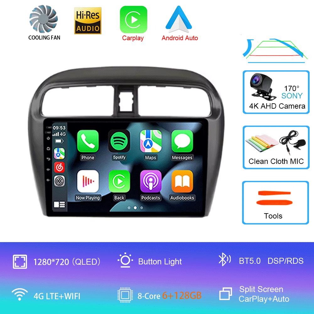 Android 14 Car Radio For Mitsubishi Mirage Attrage 2012-2018 Space Star 2014 Gps Navigation Stereo Multimedia