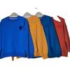 Pure Cotton Washed Terry round Neck Pullover Long sleeve Hoodie Women Loose Casual Love Embroidery Lazy off Season Clearance
