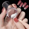 Plăci de ștanțare pentru unghii Pure Clear Jelly Nails Art Stamper Screper Set Print Silicon Marshmallow Design Manichiură Accesorii Instrument