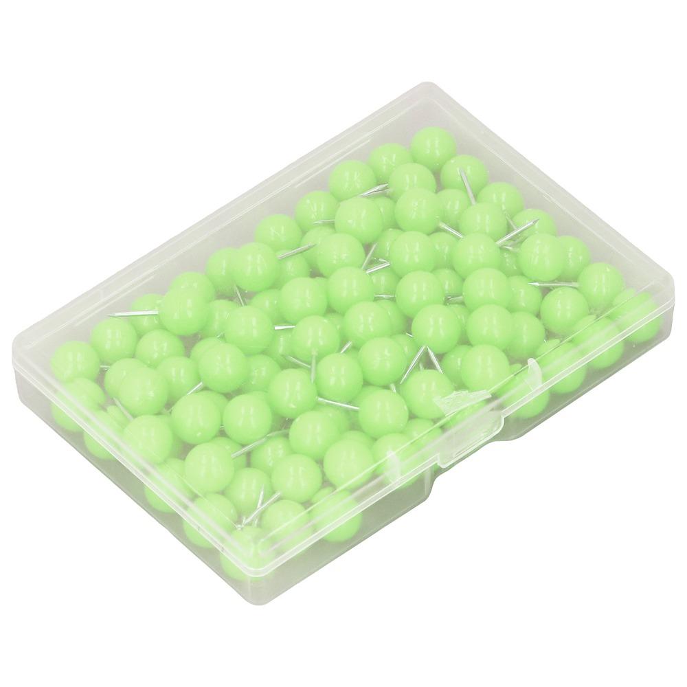 100Pcs Round head Push Pin 9.5*20mm Map Pin Boxed pin Decorative Tack Art arrangement